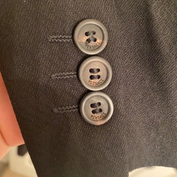 SOLD Vintage Gianni Versace Wool Two Button Blazer - Picture 10 of 11